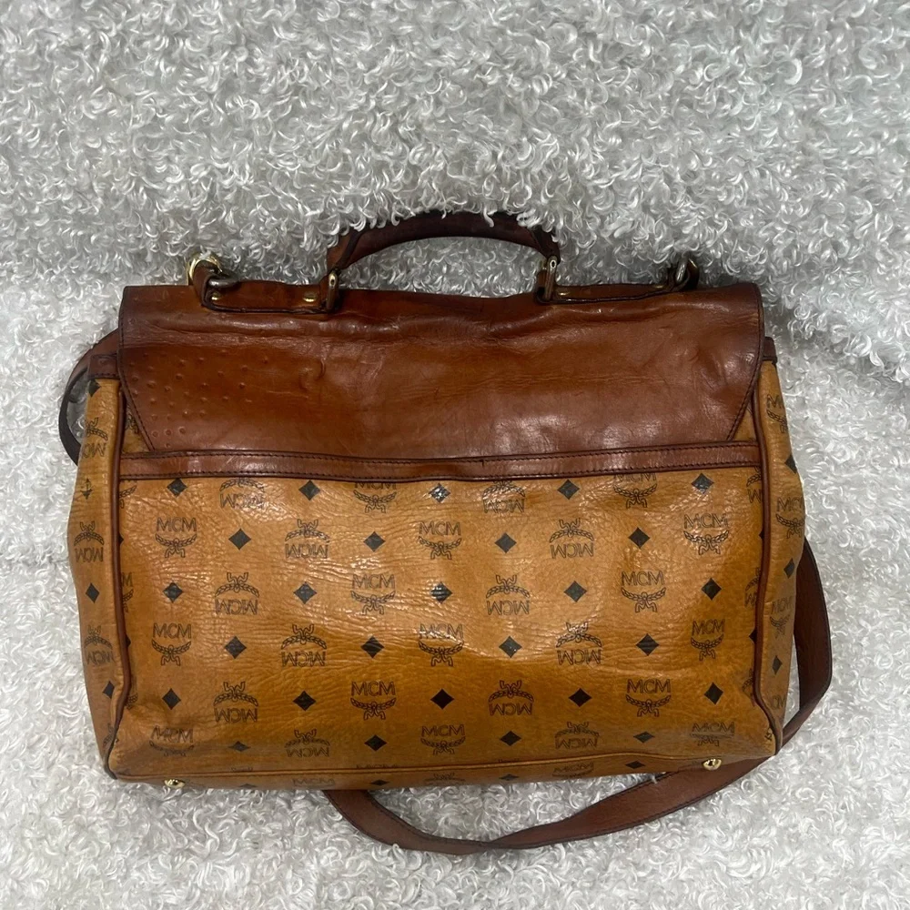 MCM Vicetos Briefcase/Messenger Bag